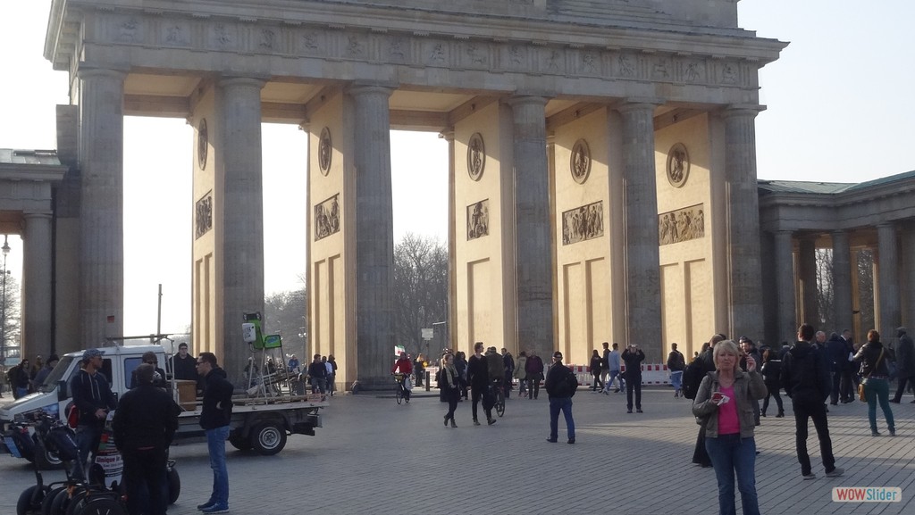Irmi am Brandenburger Tor